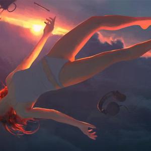 美女光着下体扒开内裤
